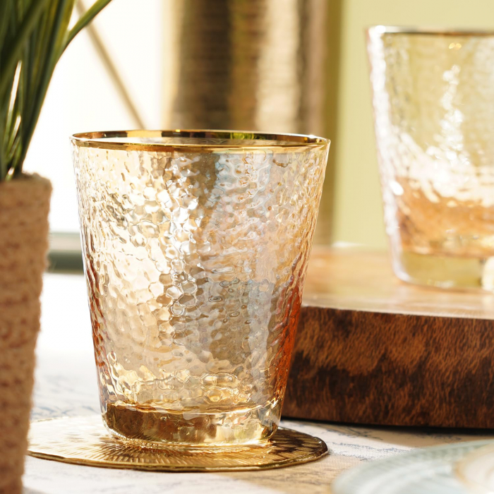 Set 2 Pahare whisky AMBER, 300ml [3]