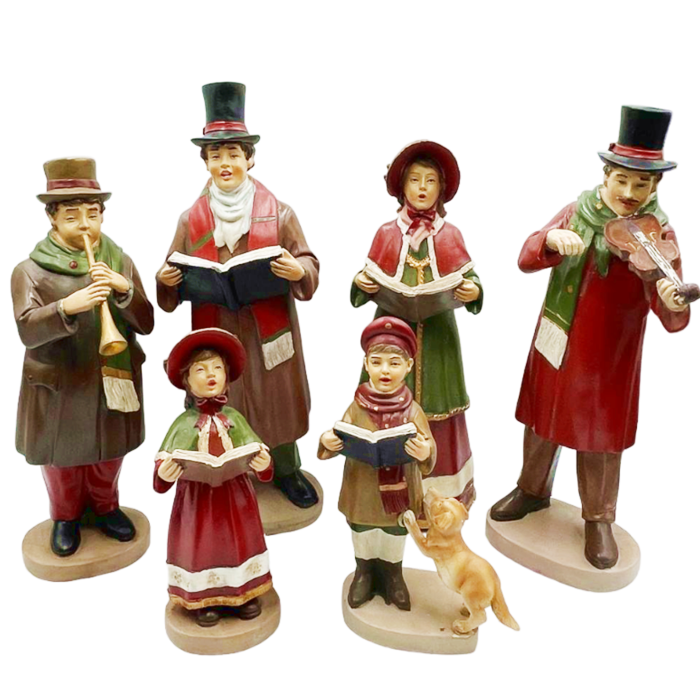 Set 6 figurine Colindatori de Craciun CAROLERS [1]