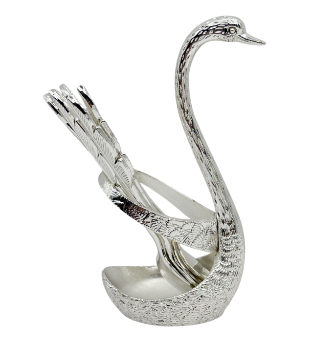 Set 6 lingurite cu suport lebada ELIZABETH - decor clasic elegant [2]