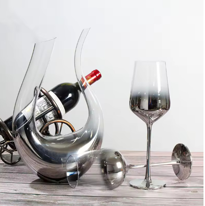 Set 6 Pahare de Vin SILVER OMBRE, 500ml [1]