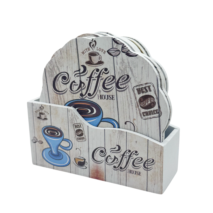 Set 6 Suporturi pahare COFFEE HOUSE [2]