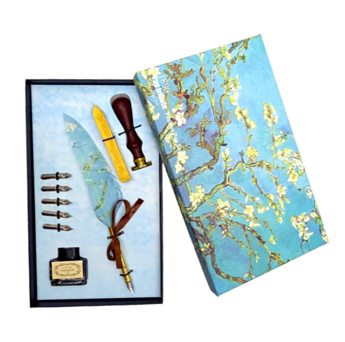 Set Caligrafie cu Stilou vintage cu pana VAN GOGH ART [2]