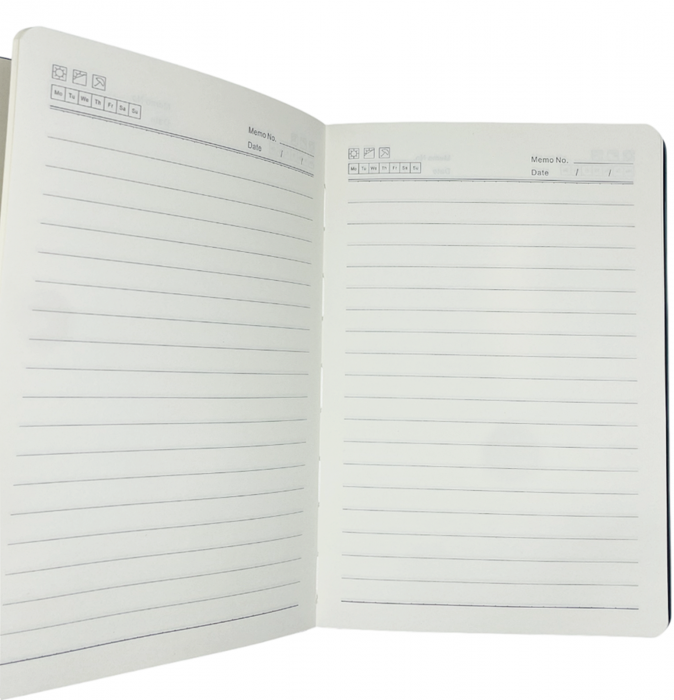 Set Agenda nedatata si pix metalic BRUCE DELUXE, Negru [3]