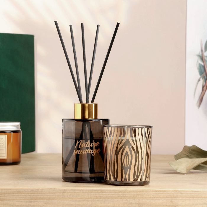 Set cadou Colivie cu Lumanare & Difuzor parfum PAOLA, Frezie [2]
