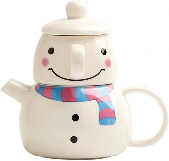 Set Ceainic cu ceasca FROSTY, Bleu, 480ml [1]