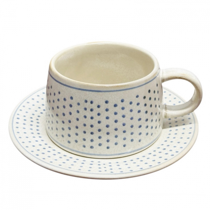 Set ceasca si farfurie EXQUISITE, Albastru, 300ml [2]