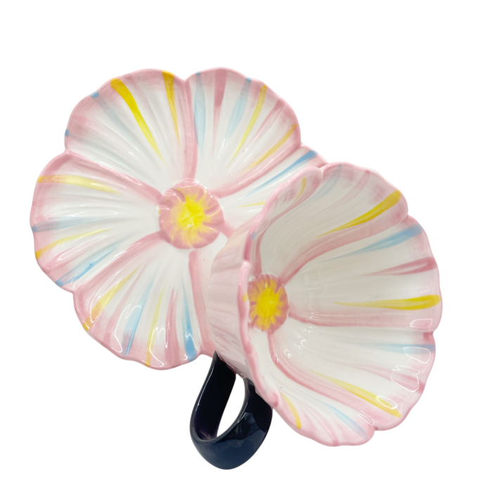 Set Ceasca si Farfurie floare BLOOM, roz [3]