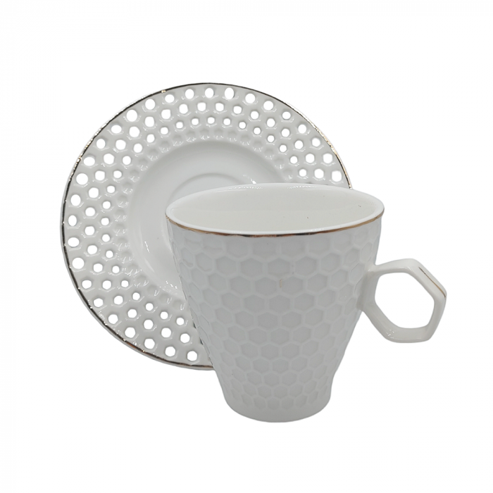 Set 6 cesti si 6 Farfurii ESPRESSO MILLIE, 80ml [3]