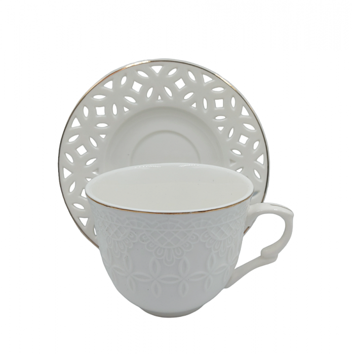 Set 6 cesti si 6 Farfurii HEATHER, 180ml [3]