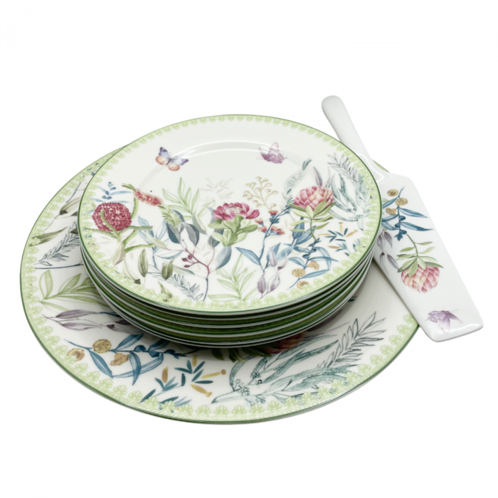 Set de Tort FRANCINE, 8 piese, Ceramica [2]