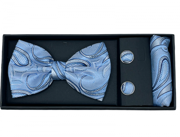 Set Papion Rohan Albastru cu model [3]