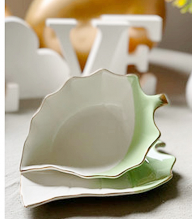 Set Platou & Bol servire DELICE, Verde [5]
