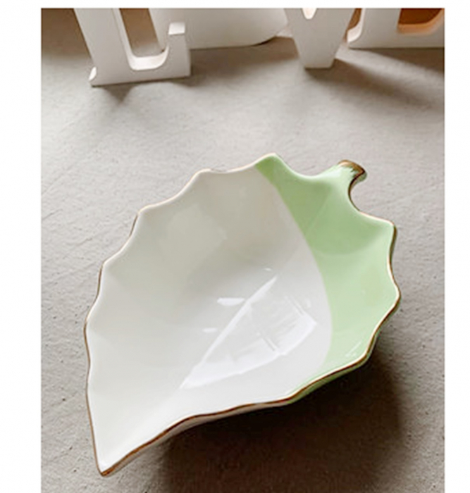 Set Platou & Bol servire DELICE, Verde [4]
