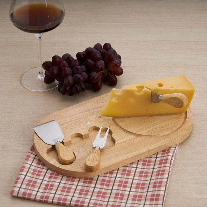 Set platou cu cutite branzeturi PIERRE, 20x33cm [4]