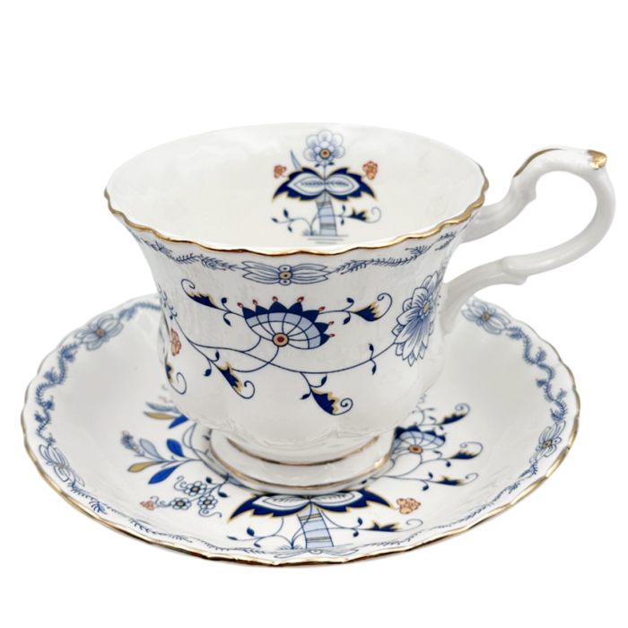 Serviciu portelan Deluxe, 2 Cesti si 2 Farfurii CAROLINE - Motive florale [5]