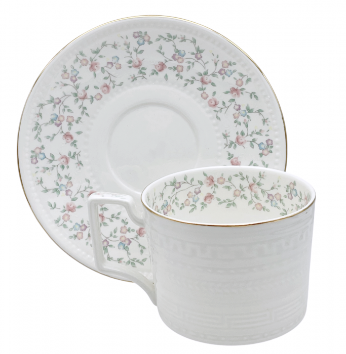 Set portelan fin, 2 Cesti & 2 Farfurii VERONIQUE, 250ml [2]