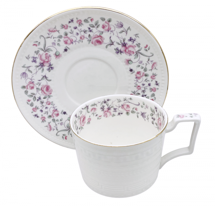 Set portelan fin, 2 Cesti si 2 Farfurii ADELE, 250ml [2]