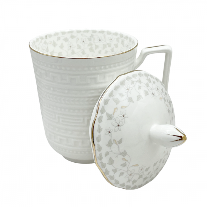 Cana portelan cu infuzor si capac PHILIPPE, 350ml [3]