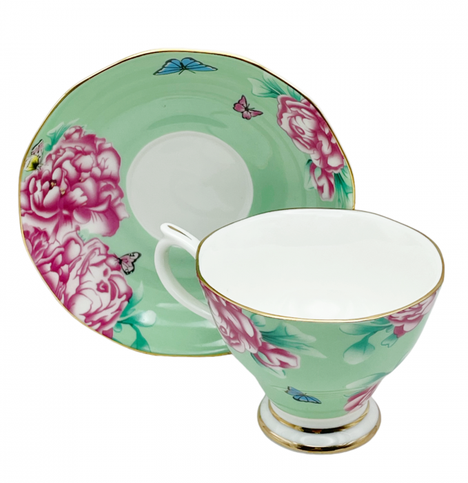 Set portelan fin, Ceasca si Farfurie MARGOT, 170ml [2]