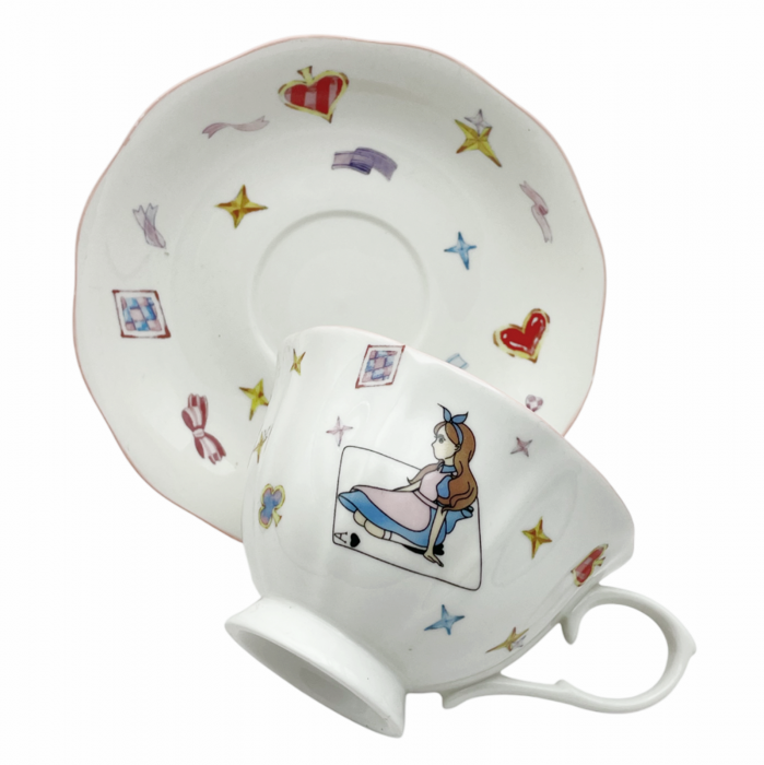 Set portelan fin, Ceasca si Farfurie PRINCESS, 170ml [2]