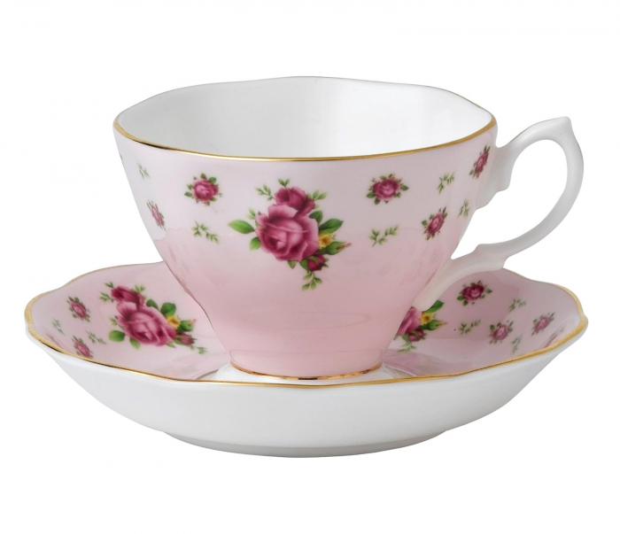 Set portelan fin, Ceasca si Farfurie ELIZABETH, 170ml [3]