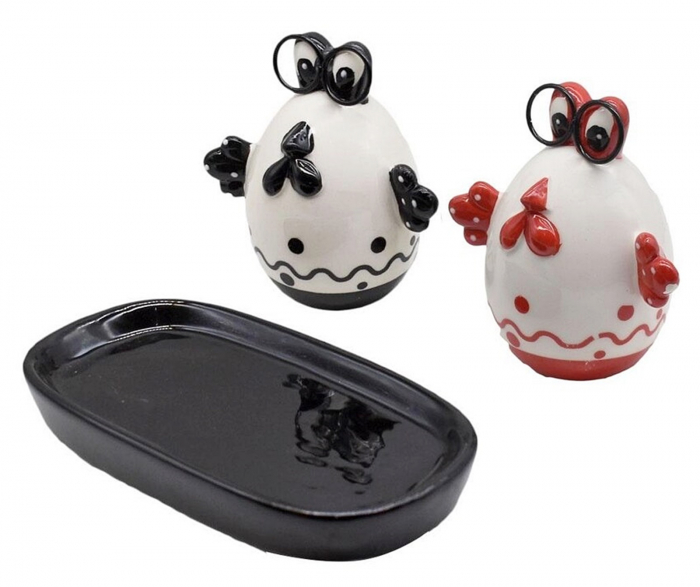 Set Sare & Piper FUNNY EGGS, Ceramica [2]