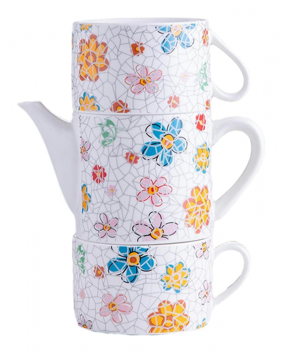 Set Tea For Two GAUDI FLOWERS, Portelan [1]