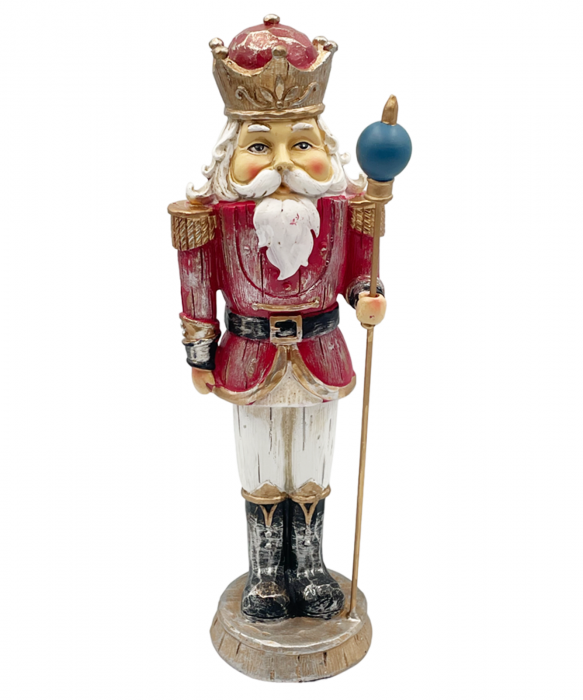 Spargatorul de Nuci KING SANTA, Rosu, 25.5cm [4]