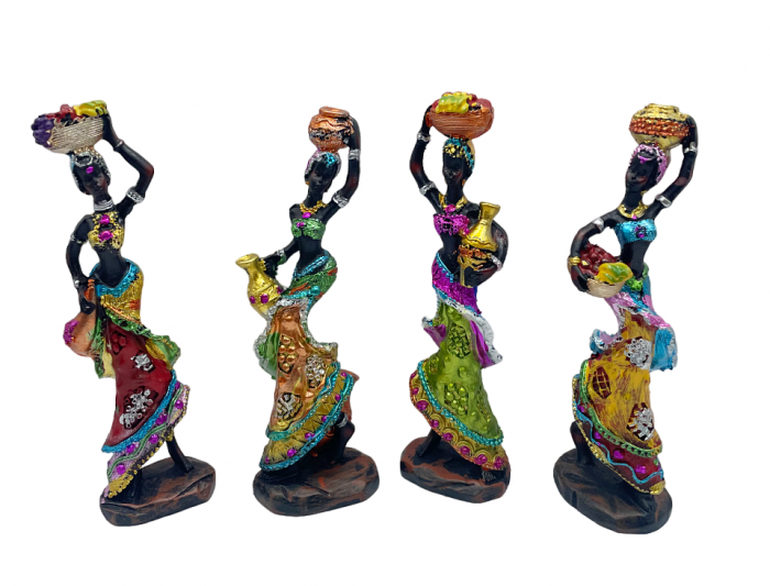 Set 2 Statuete africane NALA, 15cm [2]