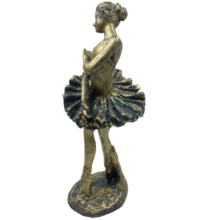 Statueta balerina CLARA, Albastru, 21cm [2]