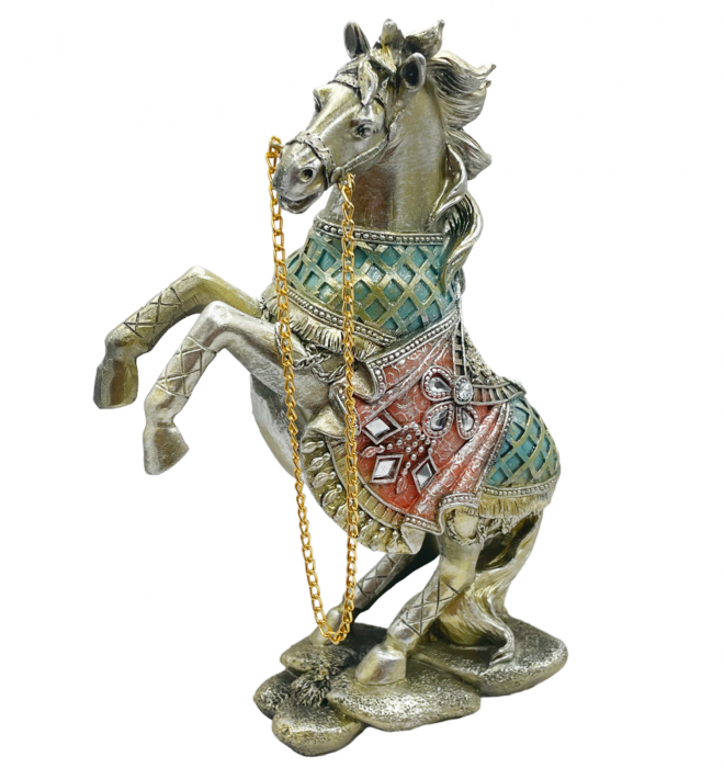 Statueta cal auriu ZOLA, 15x24cm [1]