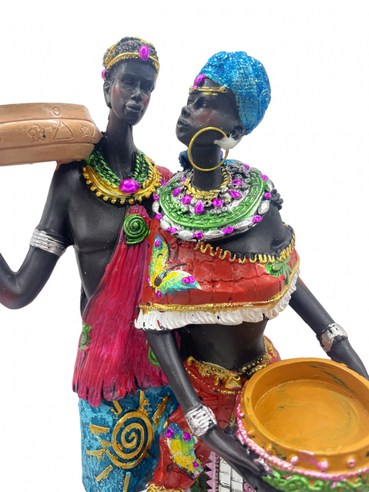 Statueta Cuplu african ABDI, 28cm [2]