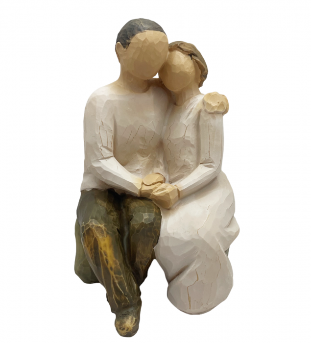 Statueta Cuplu TENDERNESS, 15cm [3]