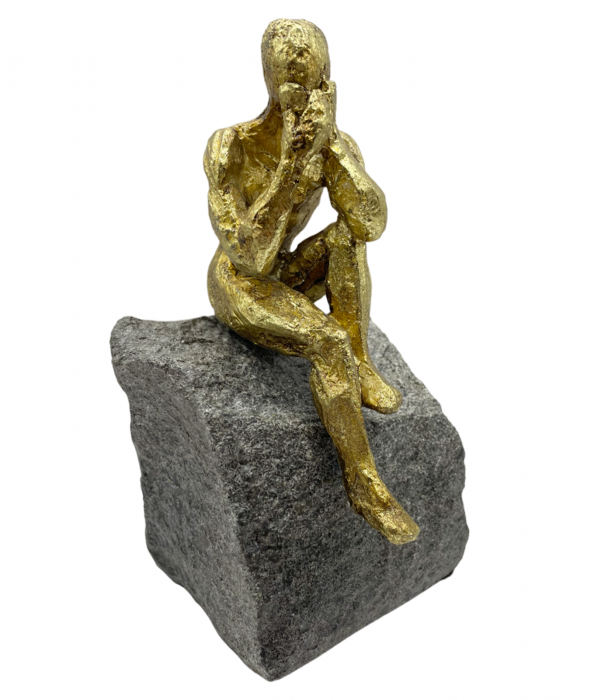 Statueta ganditor No Speak 17cm [2]