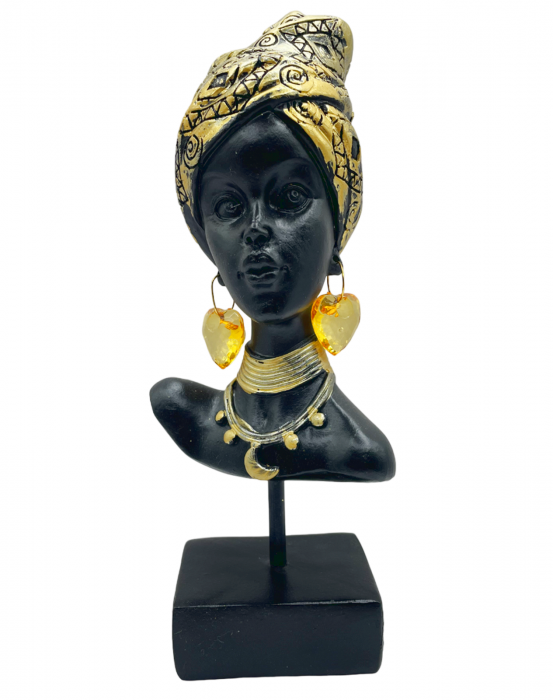 Statueta Negresa cu amfora ZURI, 30cm [1]