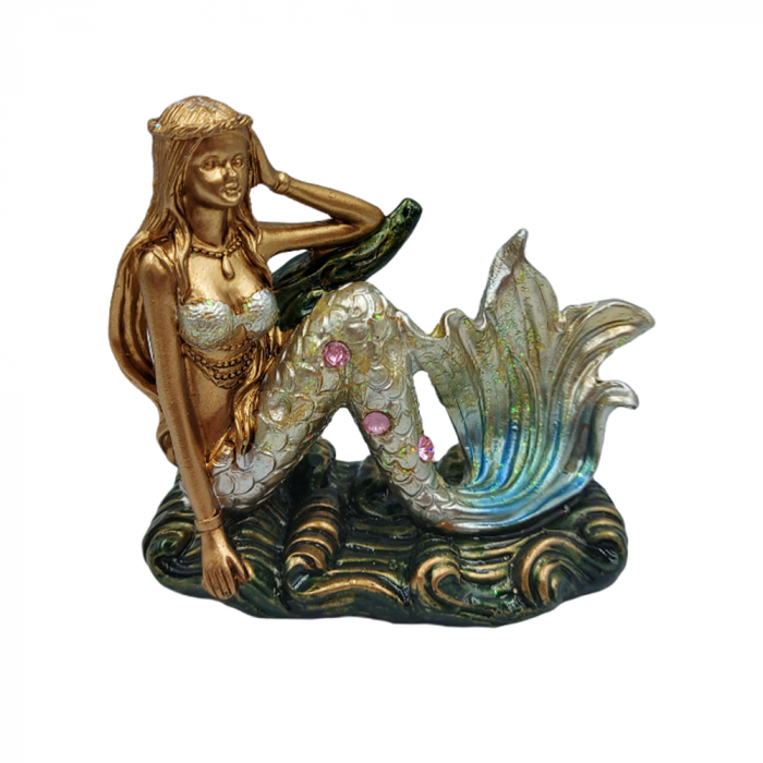 Statueta sirena Waiting Mermaid 10cm rasina [1]