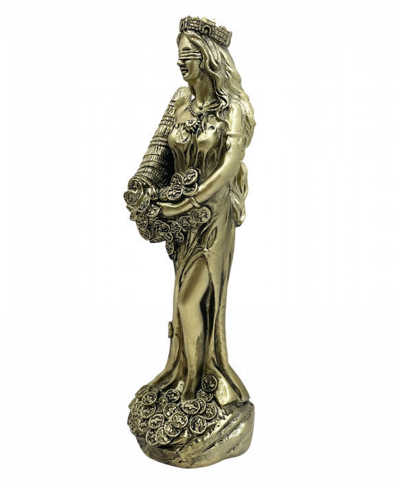 Statueta ZEITA FORTUNA, 27cm, Auriu [3]