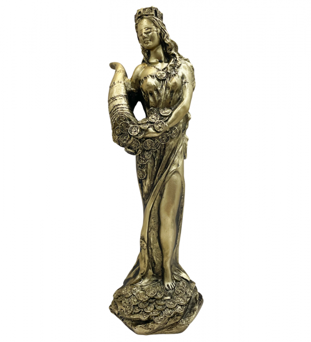 Statueta ZEITA FORTUNA, 27cm, Auriu [1]