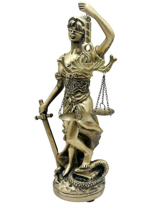 Statueta Zeita Justitiei THEMIS, Auriu, 31cm [2]