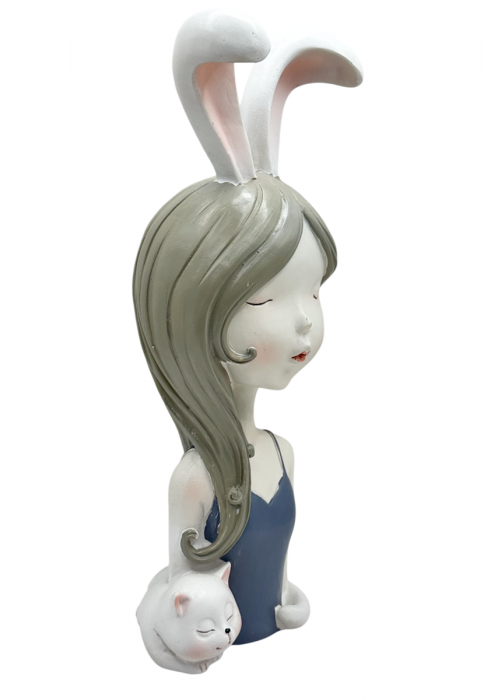 Figurina Fata cu Pisica VERONIQUE, 23cm [2]