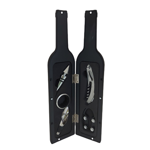 Sticla decorativa cu accesorii pentru vin TUSCANY, 32cm [3]