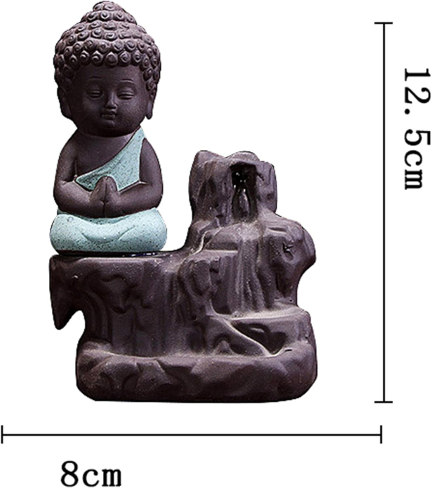 Suport conuri parfumate ZEN BUDDHA - Efect Cascada de Fum [5]