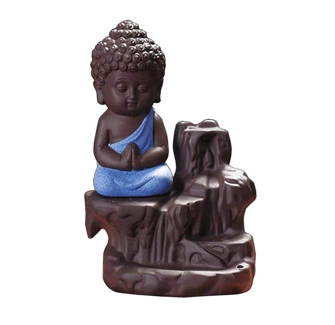 Suport conuri parfumate ZEN BUDDHA - Efect Cascada de Fum [2]