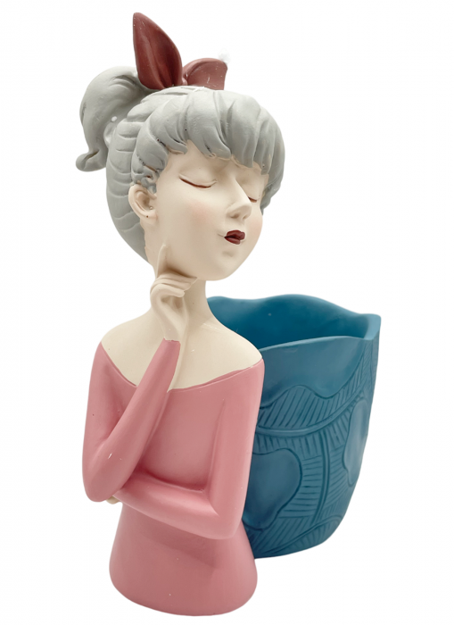 Suport de birou LIZBET, Roz, 16cm [2]