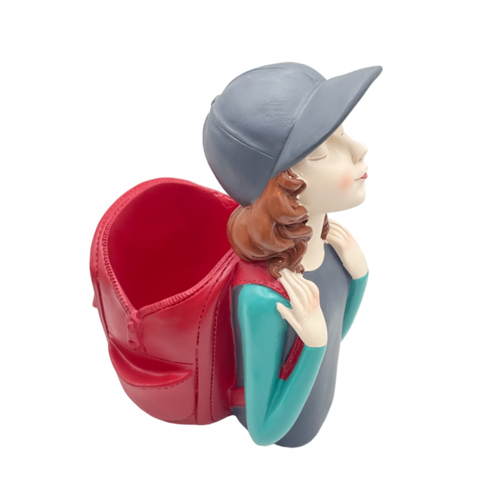 Suport de birou LIZBET, Rosu, 16cm [2]