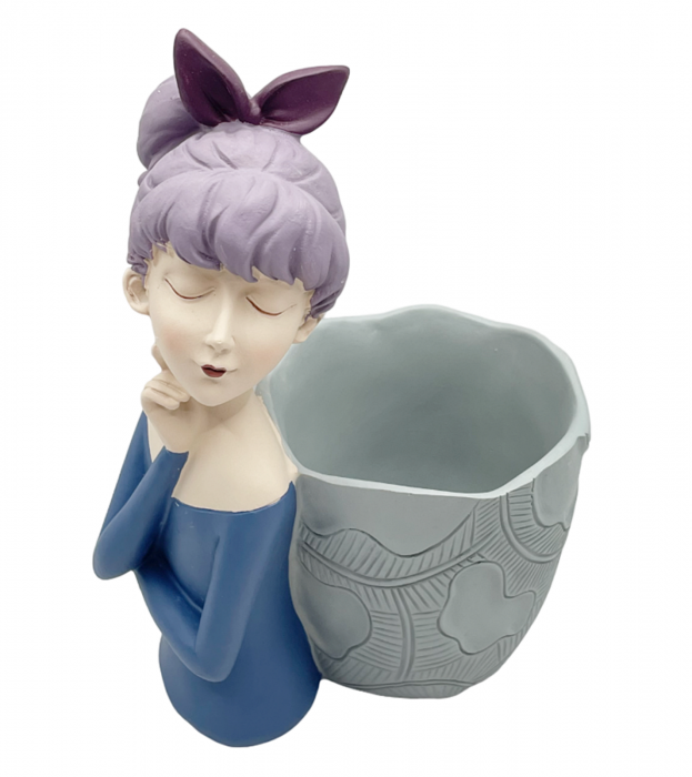 Suport de birou LIZBET, Albastru, 16cm [1]