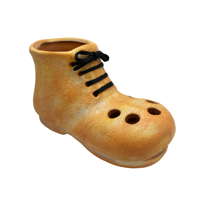 Suport de birou BOOT, Galben, 15x9cm [2]