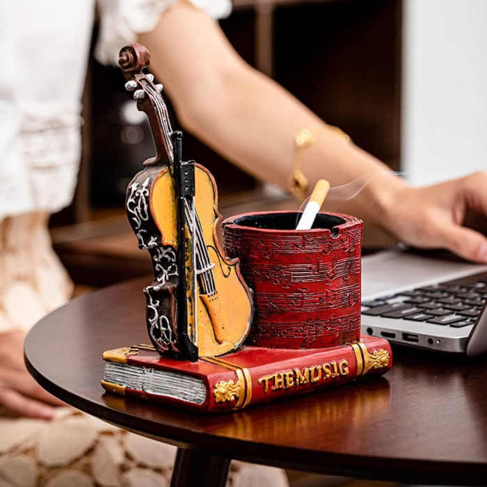 Suport de birou - Scrumiera VIOLIN, Maro [2]