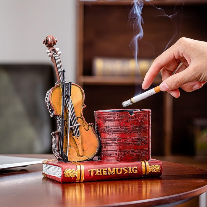 Suport de birou - Scrumiera VIOLIN, Maro [4]