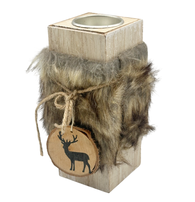 Suport rustic pentru lumânare JOLLY [1]